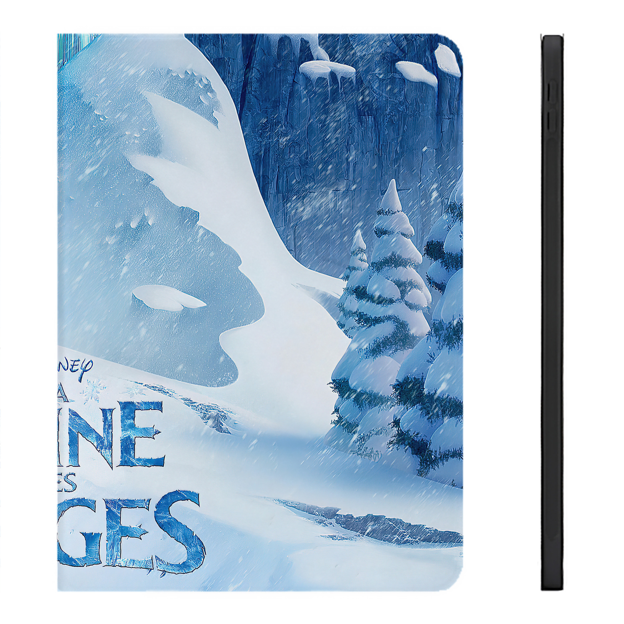 （画像用） アナと雪の女王 アンナ エルサ Frozen Anna Elsa IPadケース ペンホルダー付き ブックスタイルデザイン